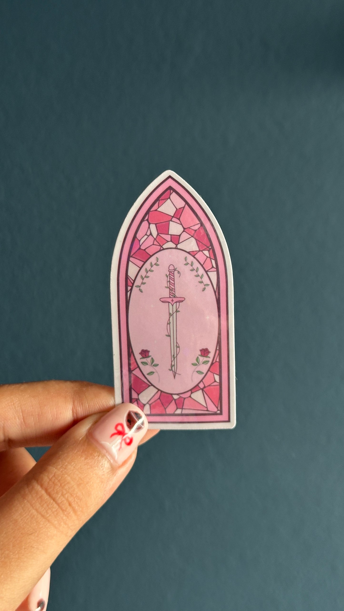 Sword Stained Glass Sticker