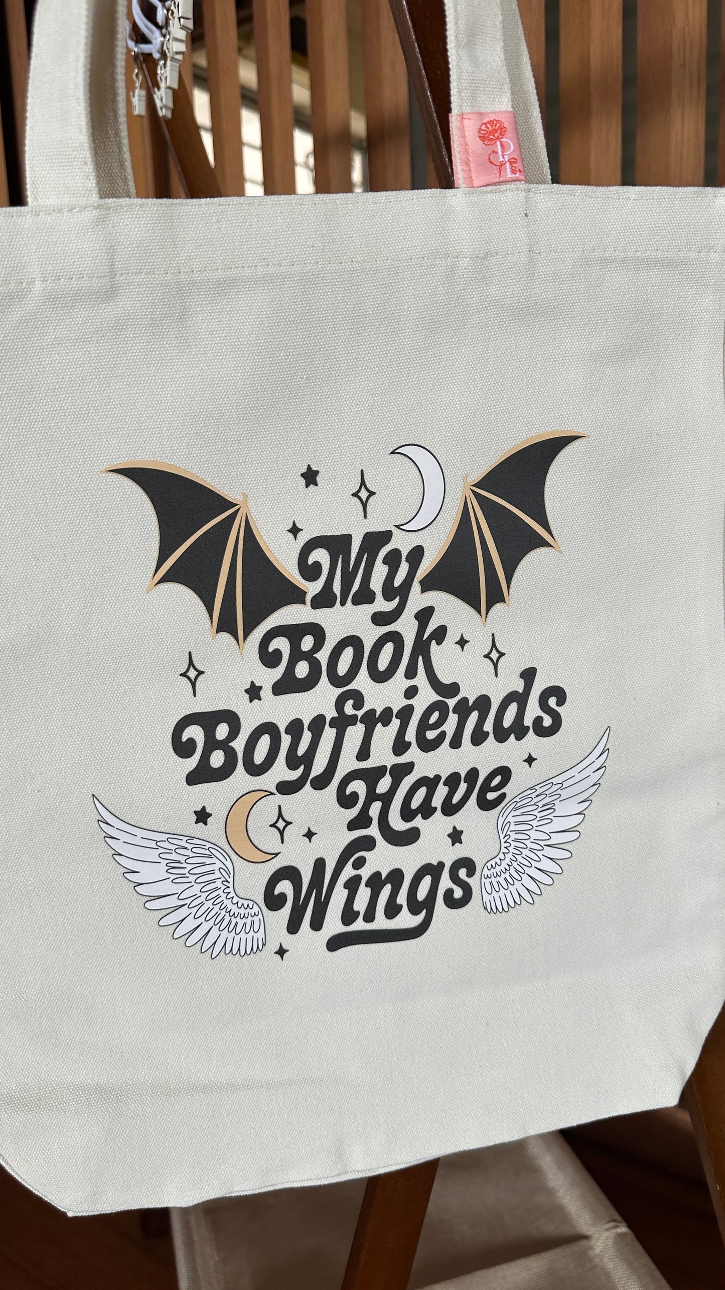 Book Bf Have Wings Tote Bag