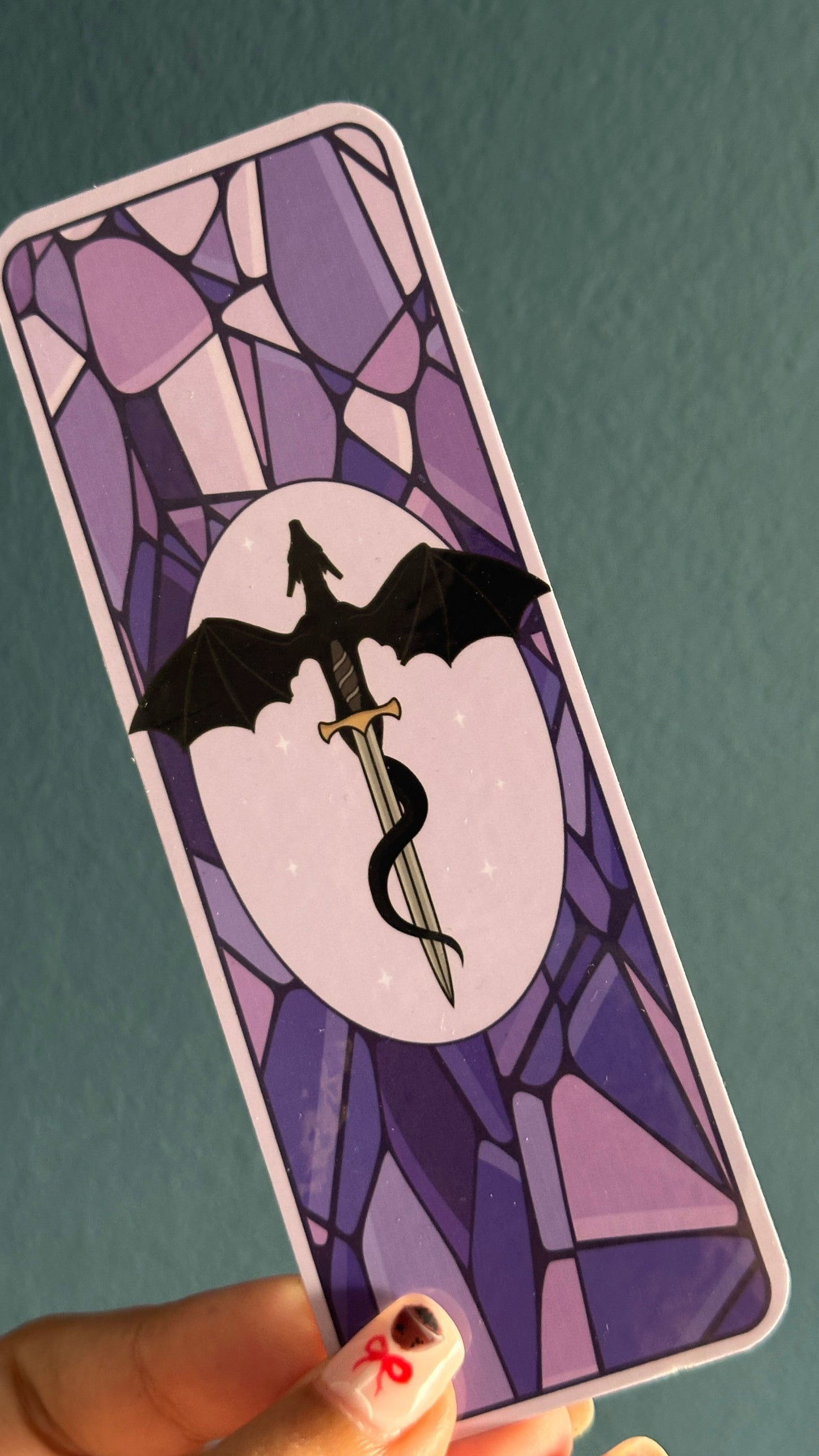 Dragon Stained Glass Bookmark