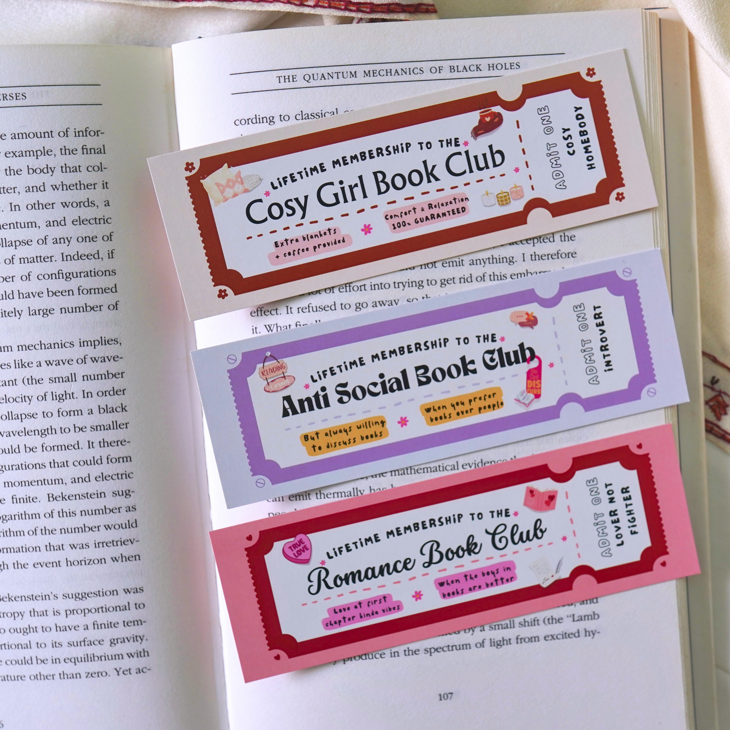 PLC EXCLUSIVE- Lifetime Membership Bookclub Coupon Bookmarks