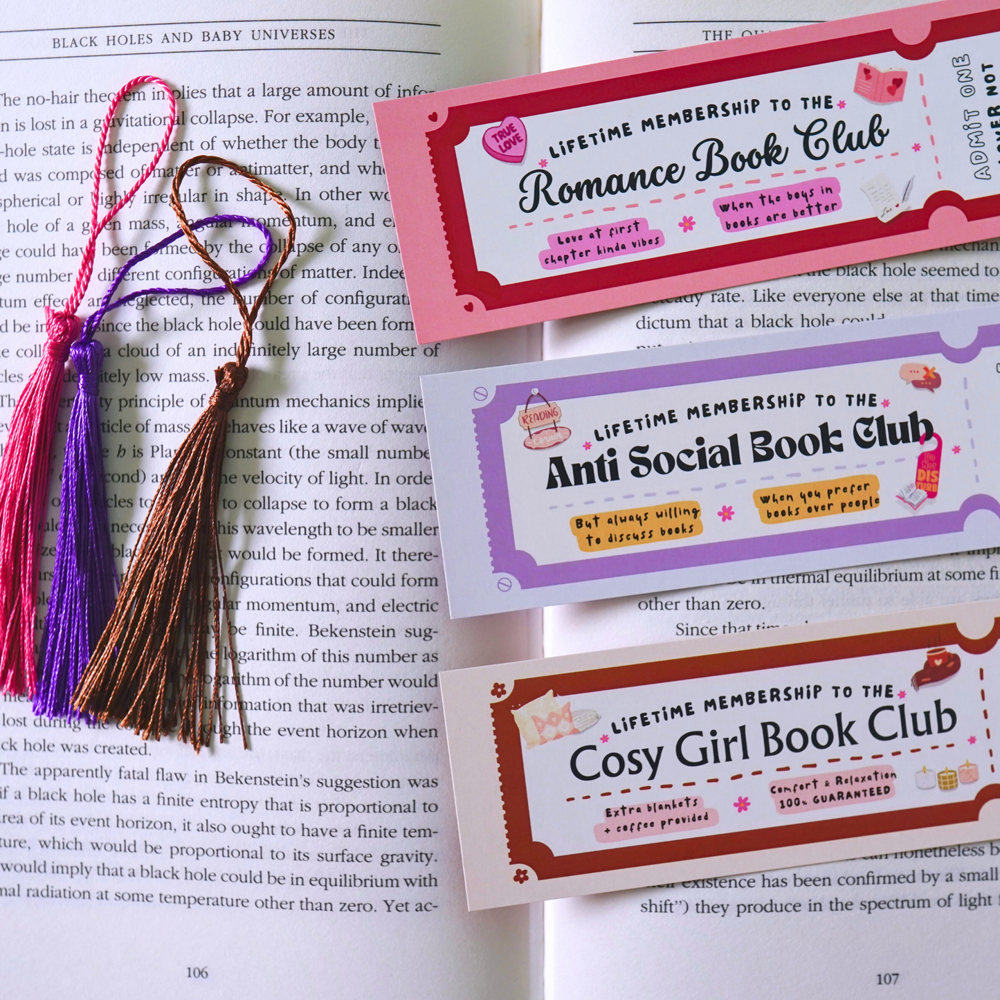 PLC EXCLUSIVE- Lifetime Membership Bookclub Coupon Bookmarks
