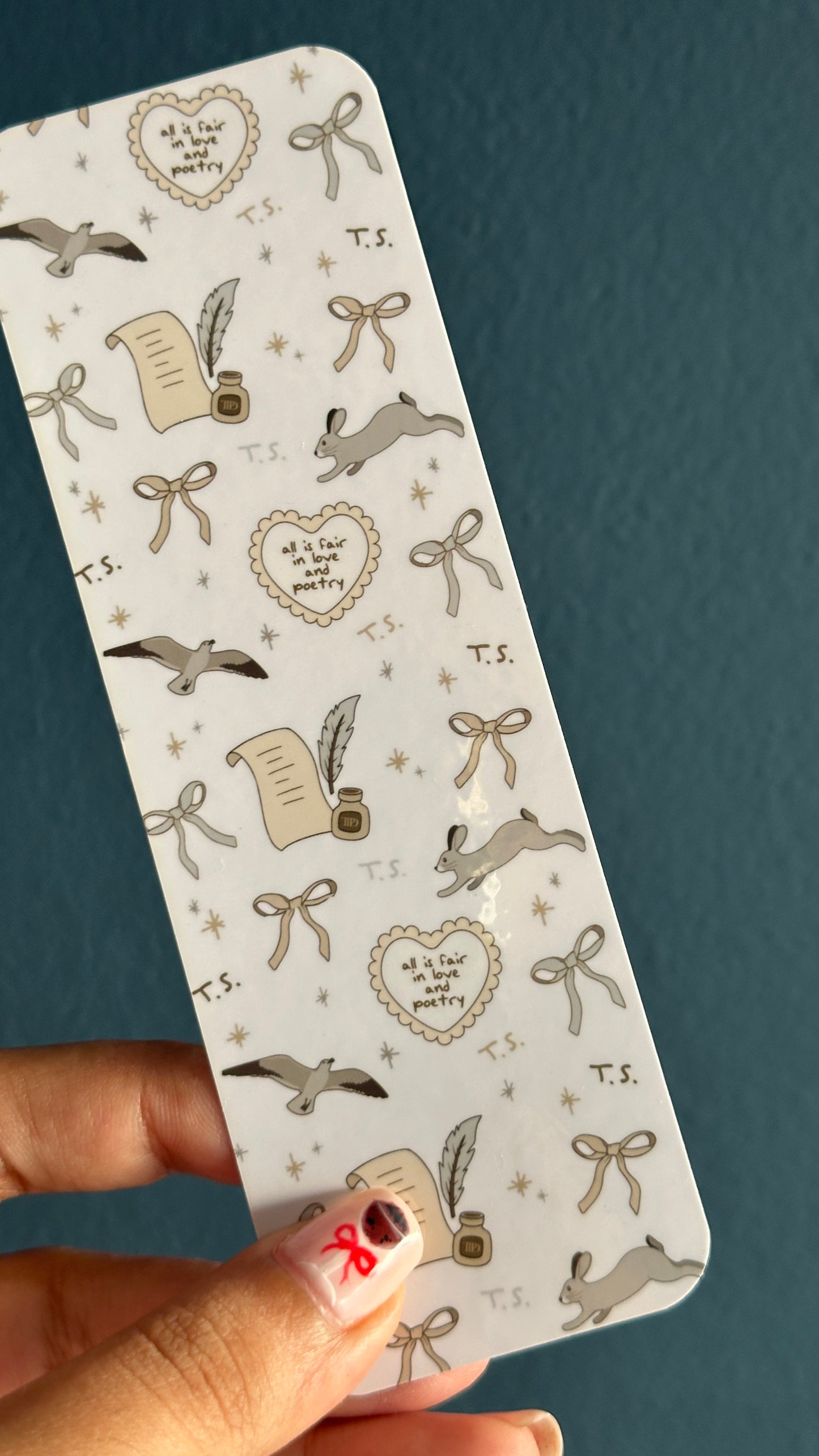 Love & Poetry Bookmark