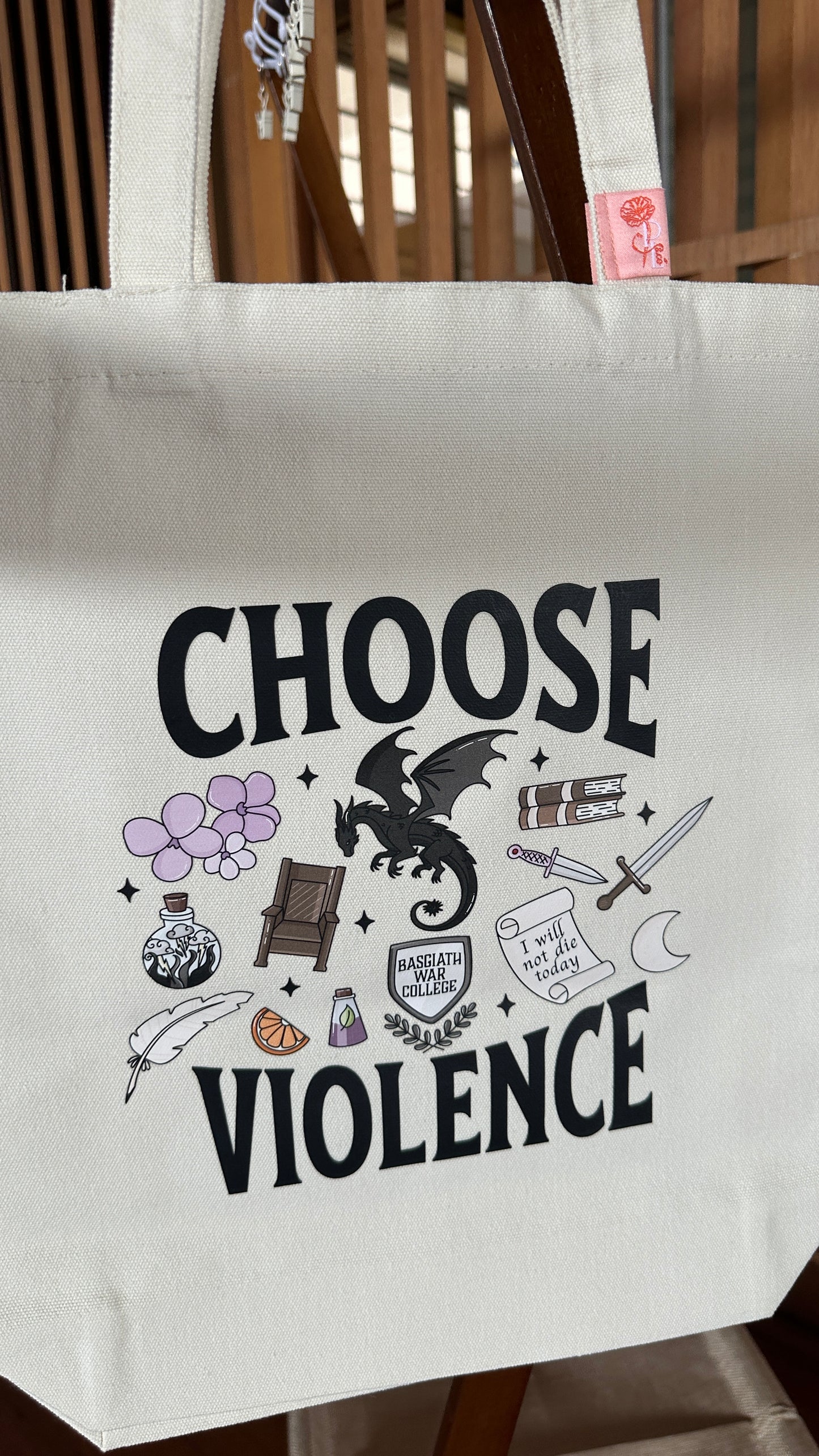 Choose Violence Tote Bag