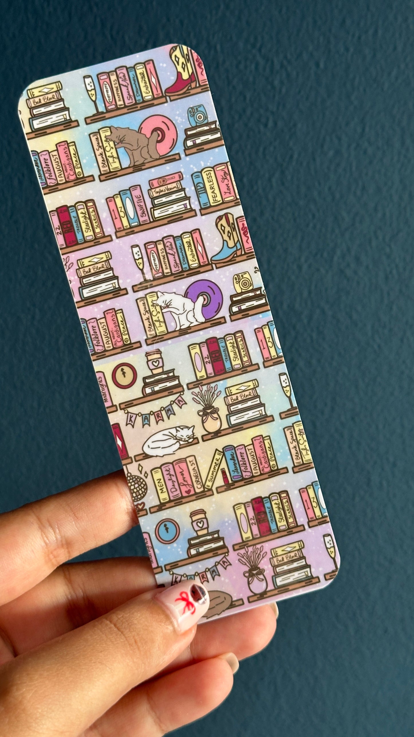 Swiftie Eras Cats Bookmark