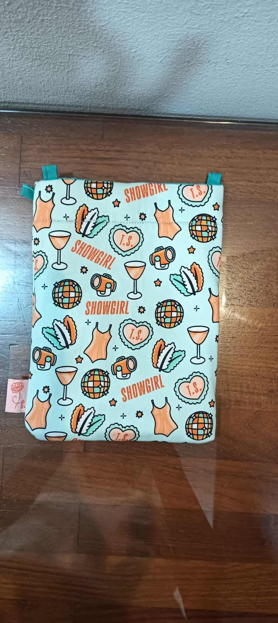 Mint showgirl Phone sling