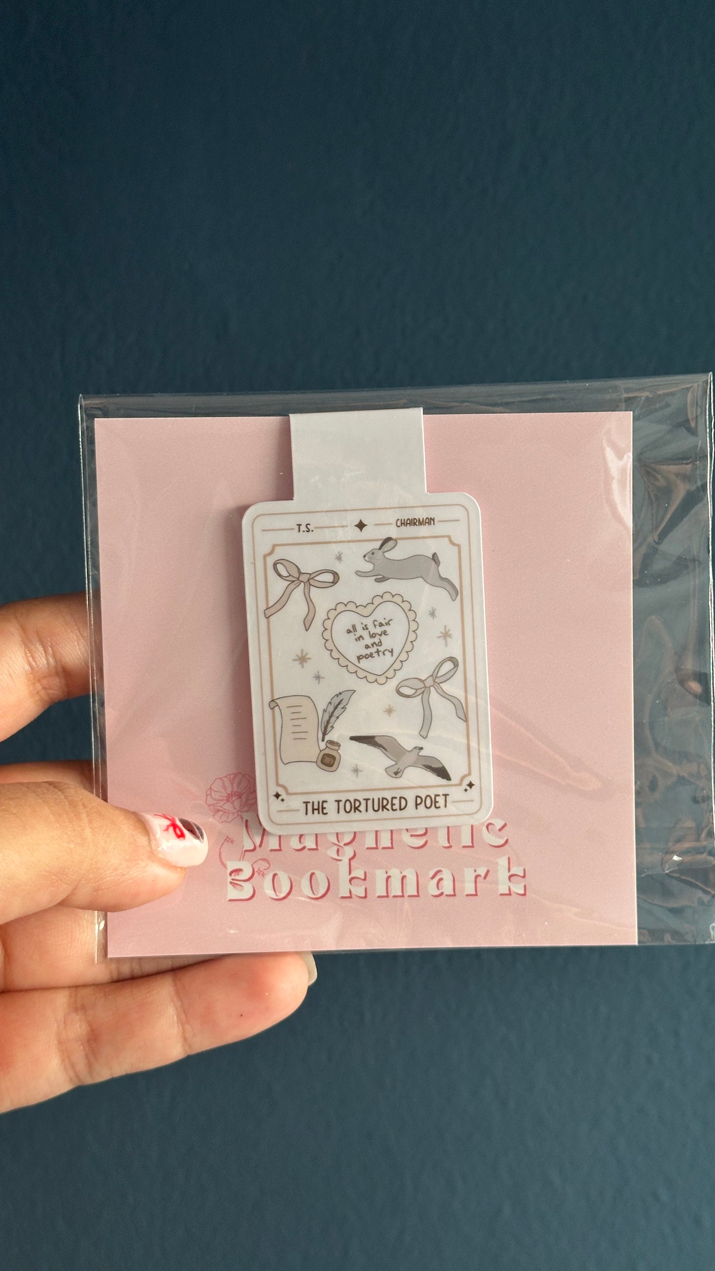 Eras TTPD Tarot Magnetic Bookmark
