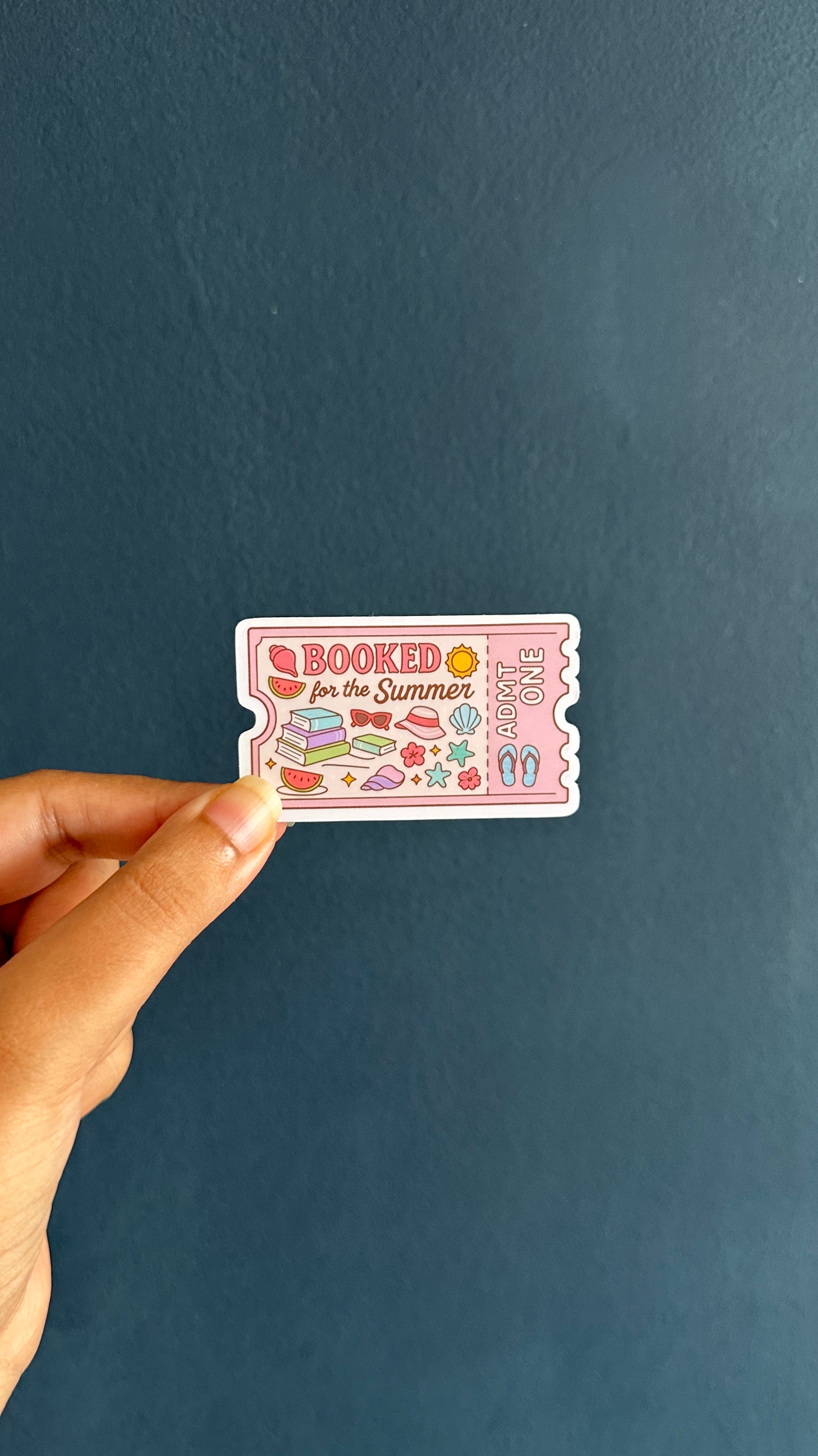 Booked for the Summer Coupon Sticker