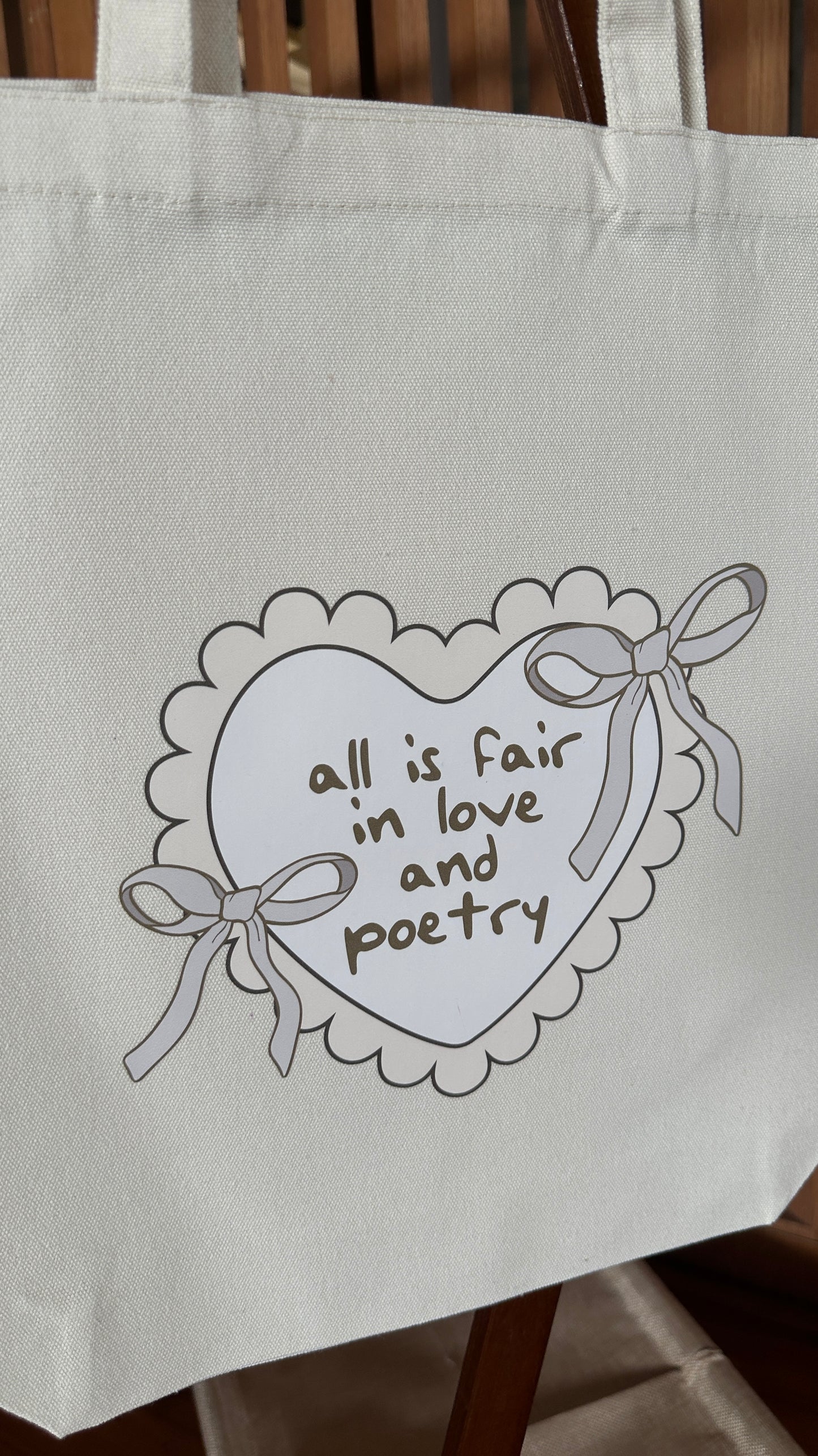 Love & Poetry Tote Bag