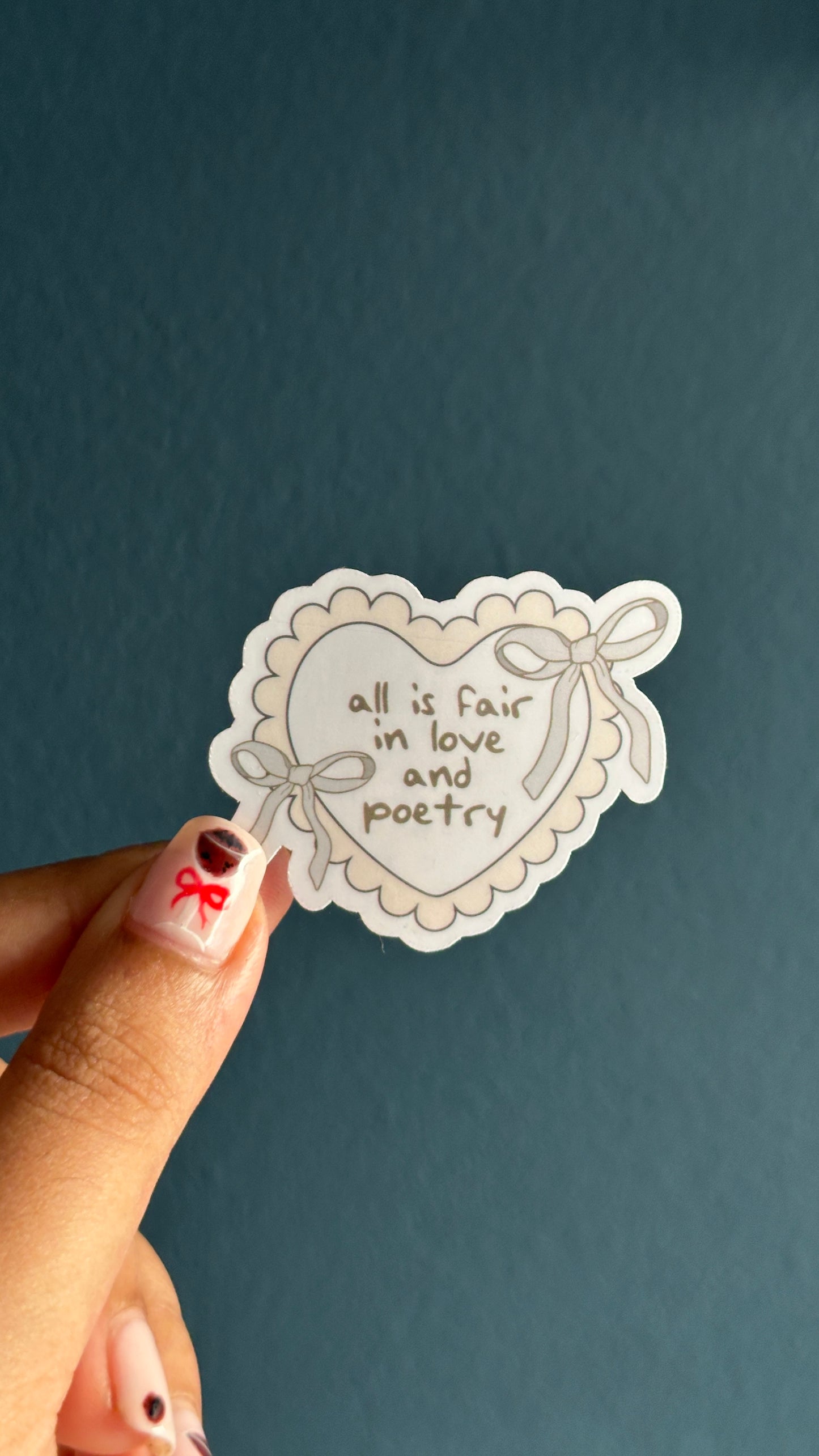 Love & Poetry Sticker