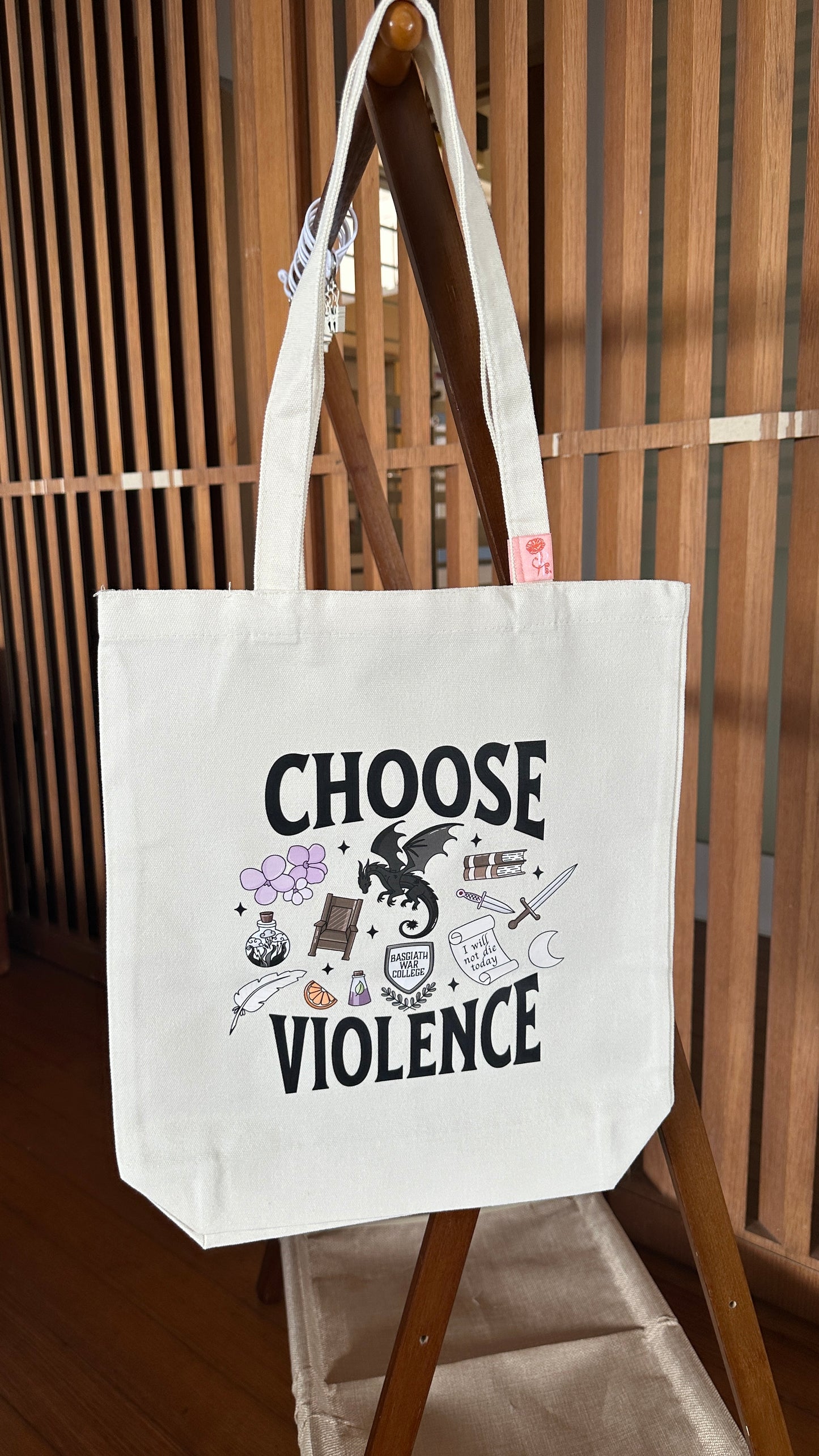 Choose Violence Tote Bag