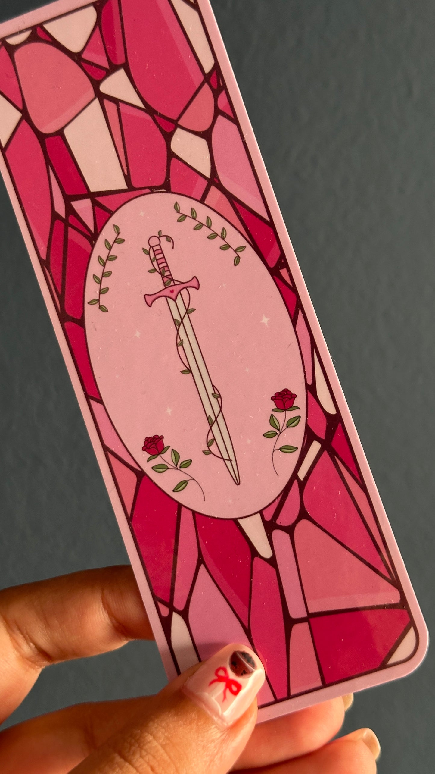 Sword Stained Glass Bookmark