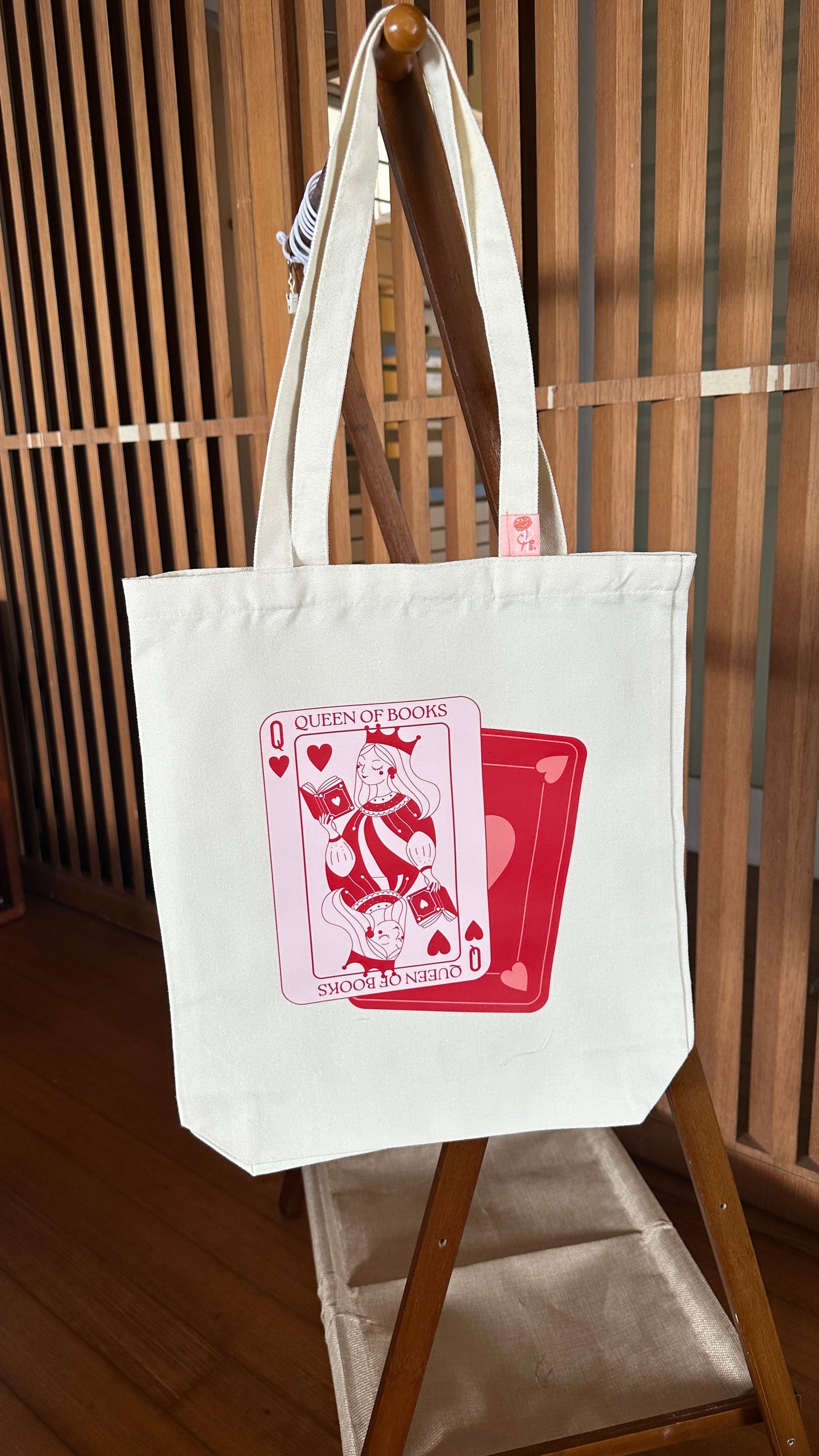 Queen of Books Tote Bag