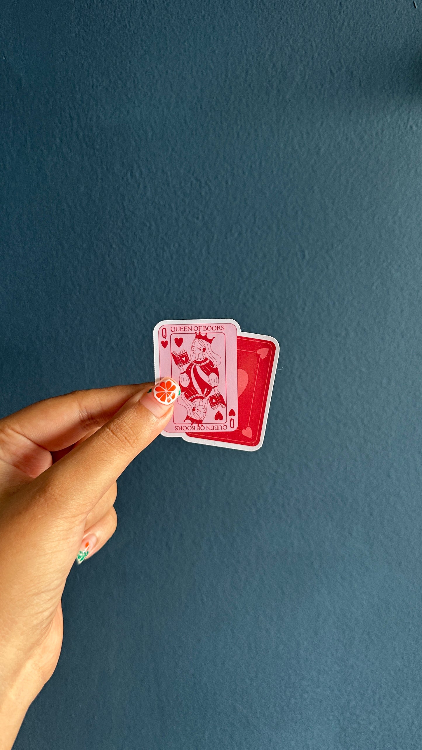 Queen of Books Sticker