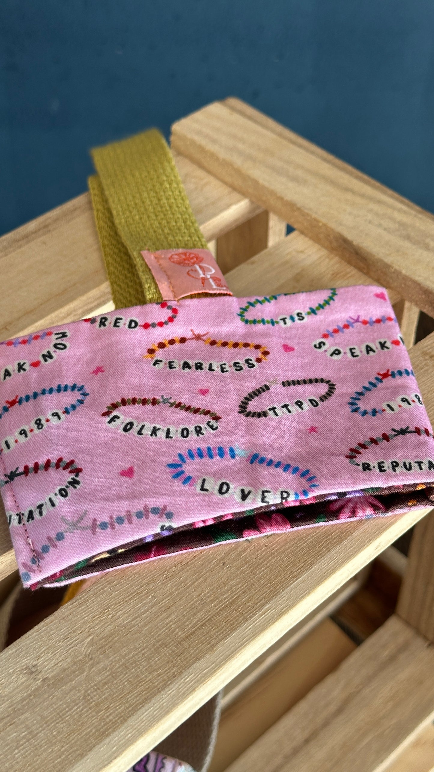 Surprise Song/Friendship Bracelet Reversible Coffee Strap
