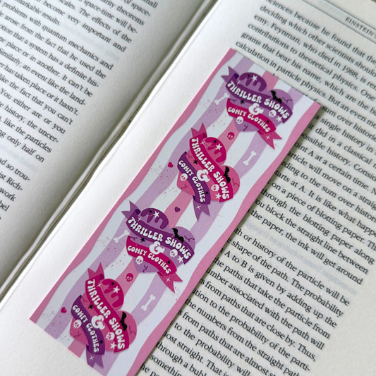 Cosy Thrills Bookmark