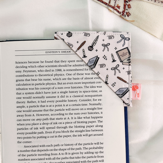 Swiftie Eras Poet Fabric Bookmark Corner