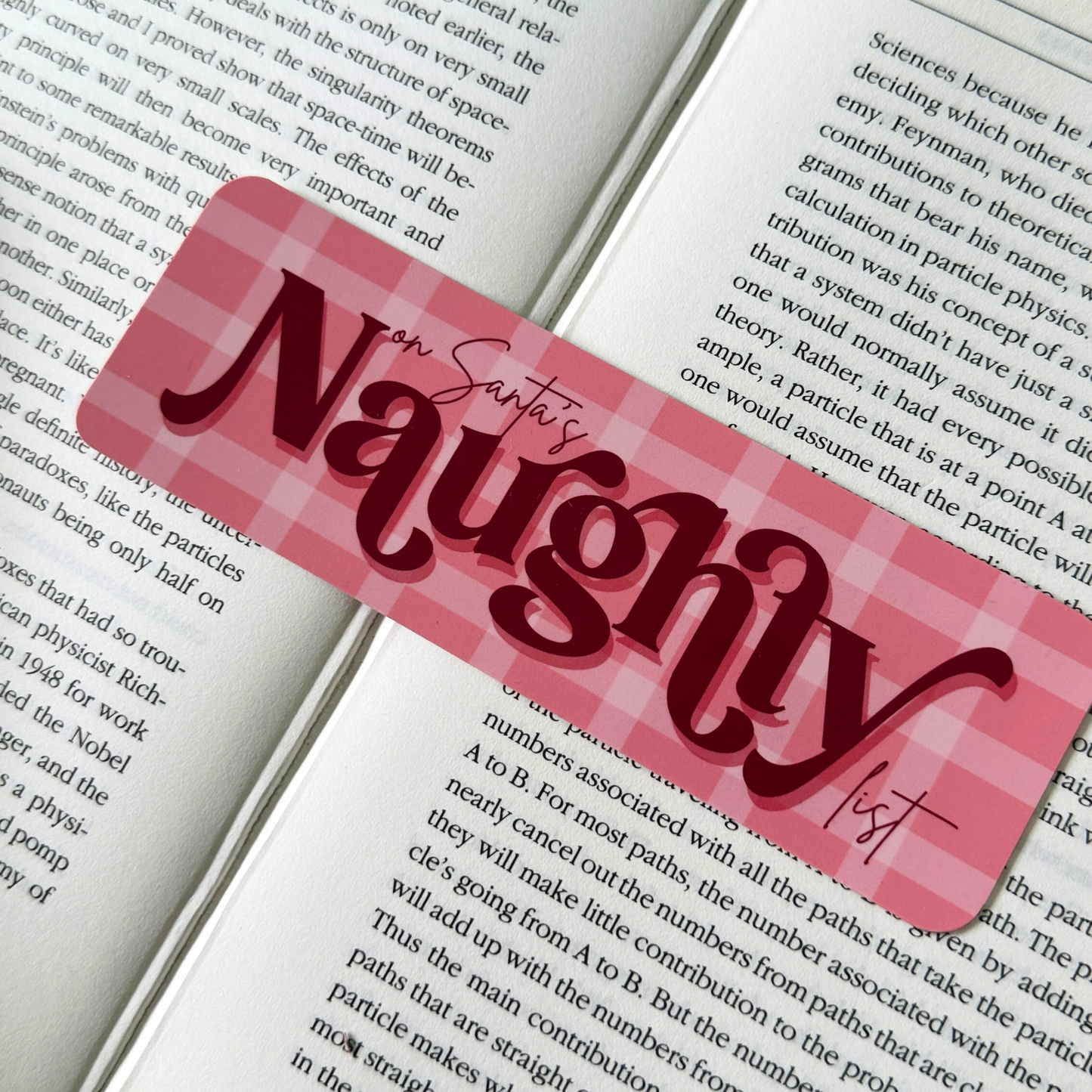 PLC EXCLUSIVE -Santa's Naughty/Nice List Bookmark