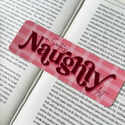 PLC EXCLUSIVE -Santa's Naughty/Nice List Bookmark