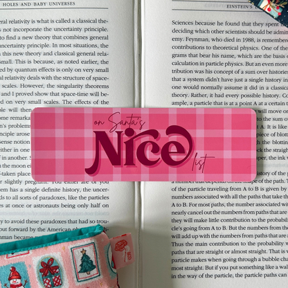 PLC EXCLUSIVE -Santa's Naughty/Nice List Bookmark