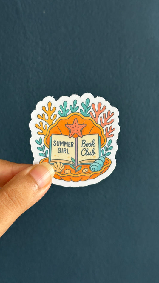 Summer Girl Bookclub Sticker