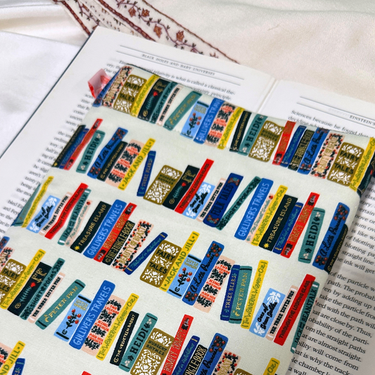 Nostalgic Book Stack Bookish Sleeves