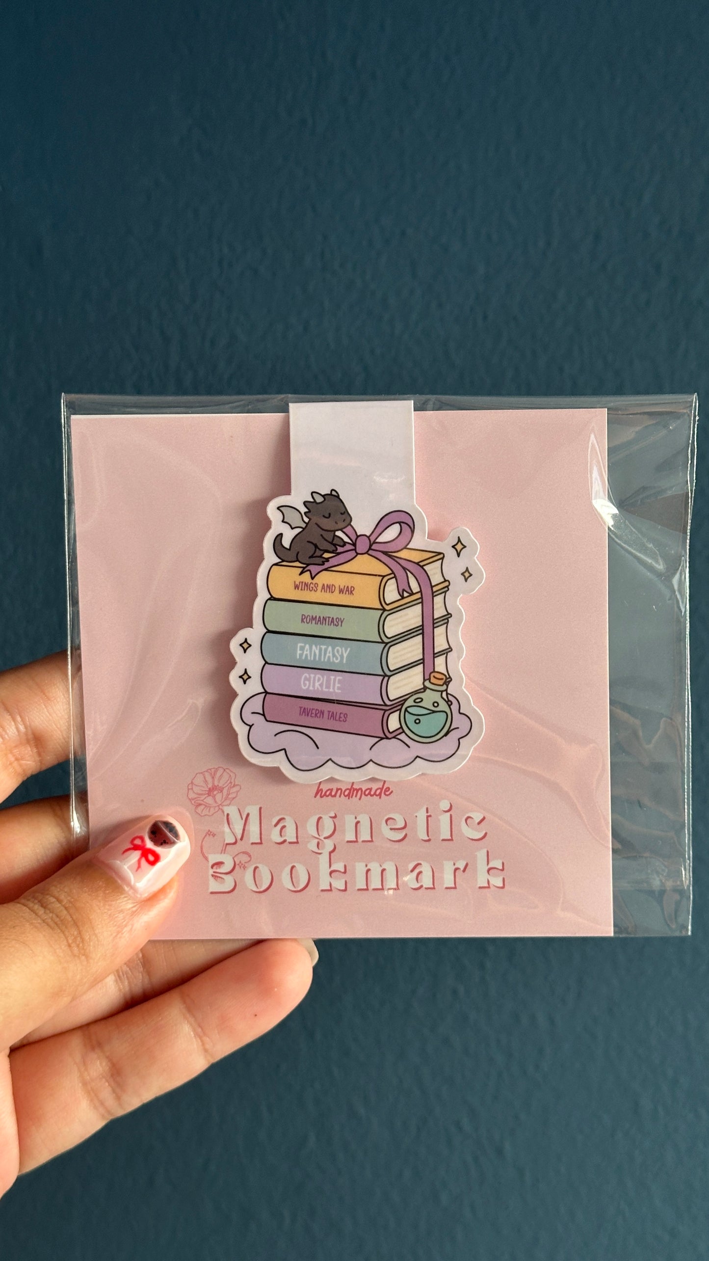 Fantasy Books Magnetic Bookmark