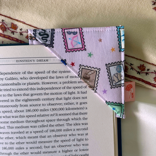 Swiftie Eras Stamps Fabric Bookmark Corner