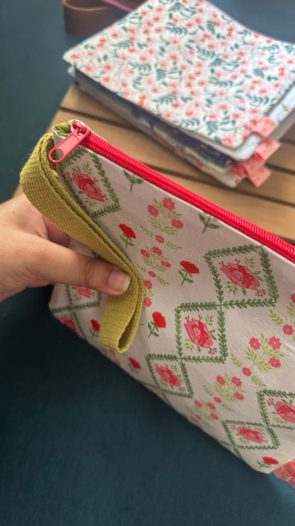 28/04 Poppy Bloom: Rosebound Library Zip Pouch