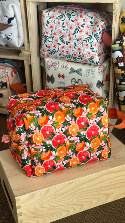 Citrus Orange Cosmetic Pouch