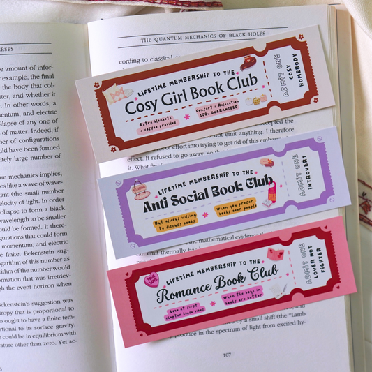 PLC EXCLUSIVE- Lifetime Membership Bookclub Coupon Bookmarks