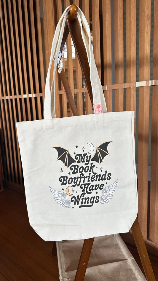 Book Bf Have Wings Tote Bag