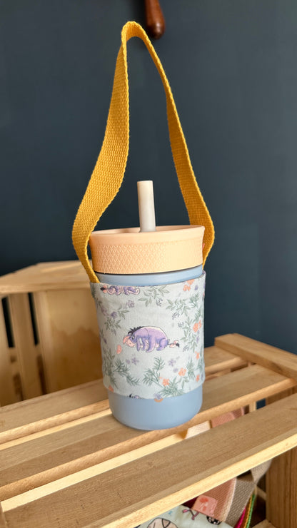Purple Donkey/White Donkey Reversible Coffee Strap