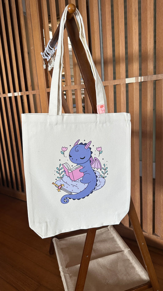 Purple Dragon Tote bag