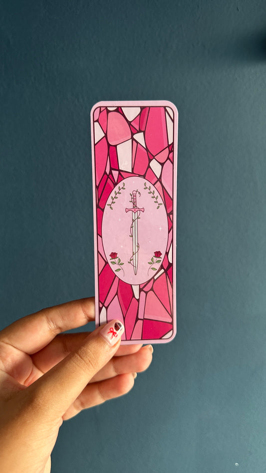 Sword Stained Glass Bookmark