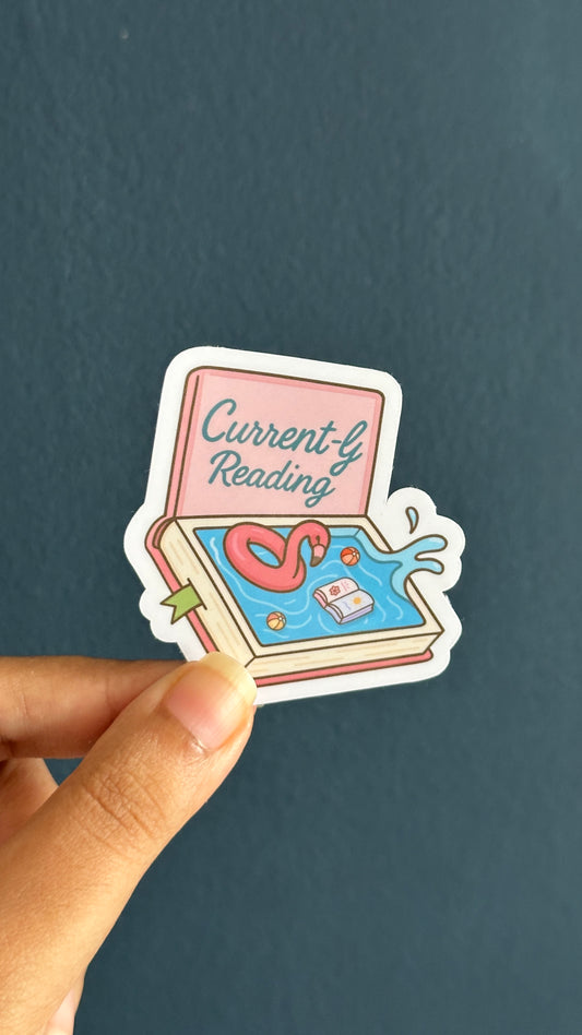 Current-ly Reading Sticker