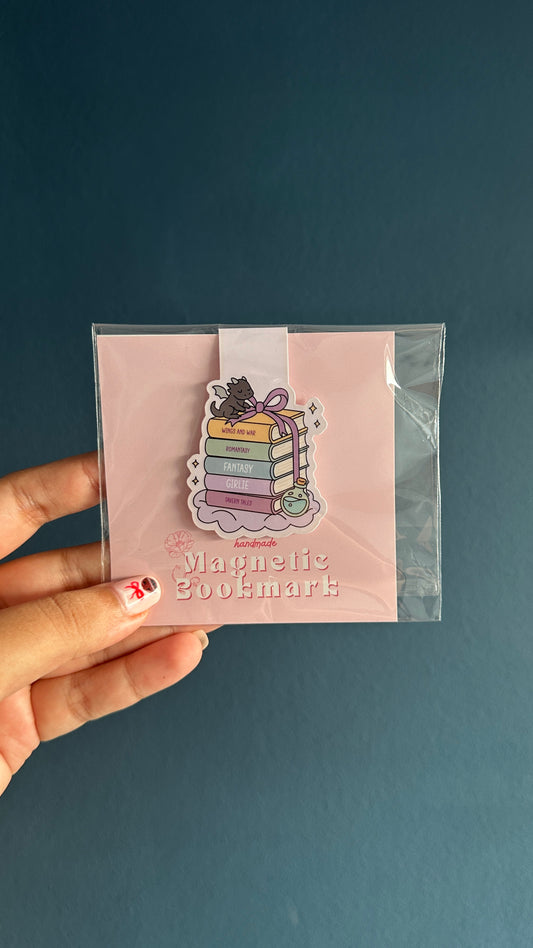 Fantasy Books Magnetic Bookmark