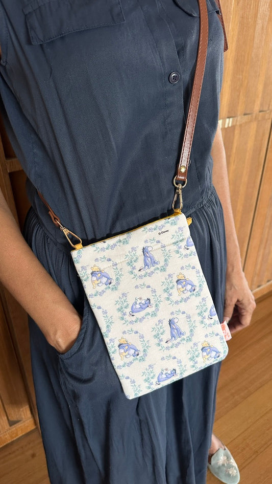White Eeyore Phone Sling