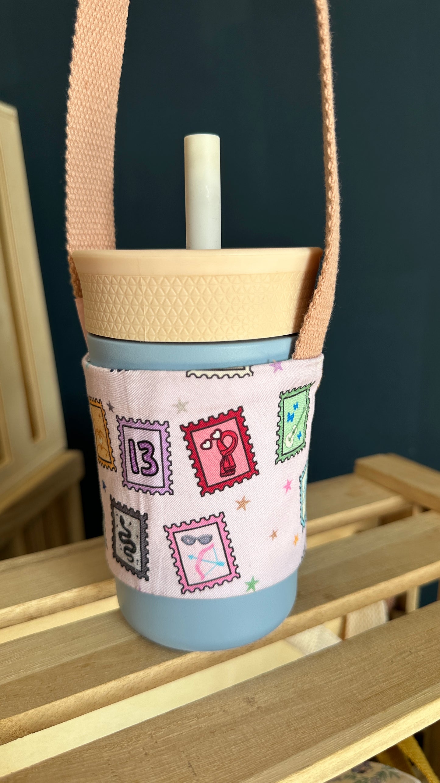 Swiftie Stamps/Swiftie Icons Reversible Coffee Strap
