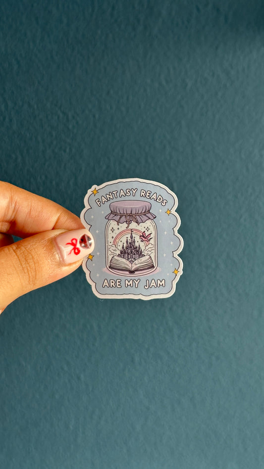 Fantasy Reads Are My Jam Sticker