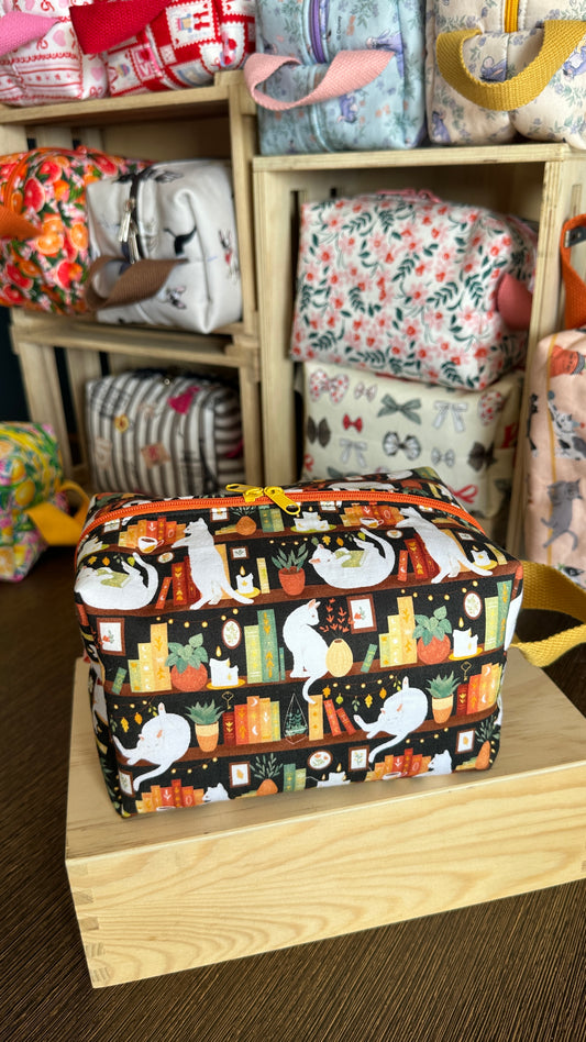Purrfect Page Pals Cosmetic Pouch