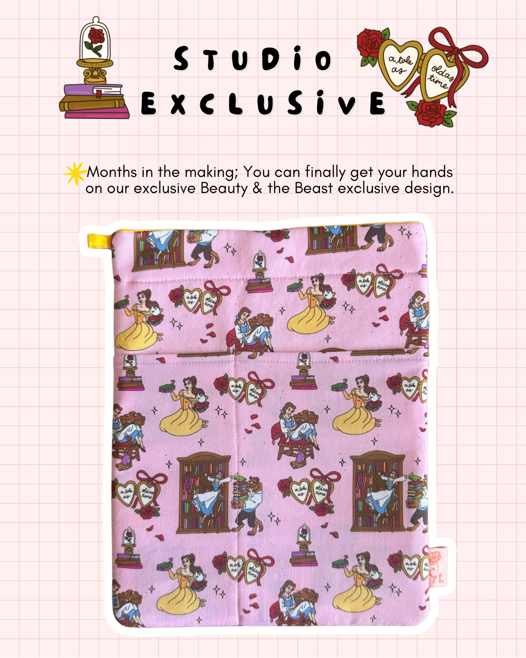 ✨ PLC Exclusive Beauty & the Books Sleeve