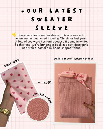 ✨ Pink Sweater Sleeves