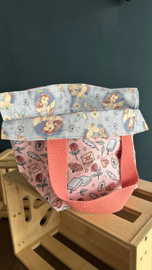 31/03 Poppy Bloom: Timeless Romance/ Blue Beauty Reversible Bucket Bag