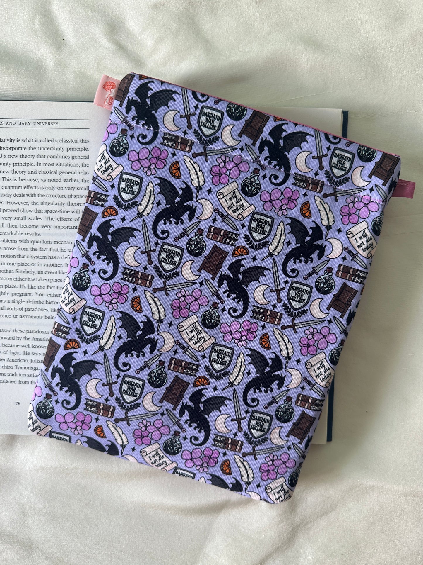 ✨LAST CHANCE READY STOCK 4th Wing bookish sleeve (no front pockets)
