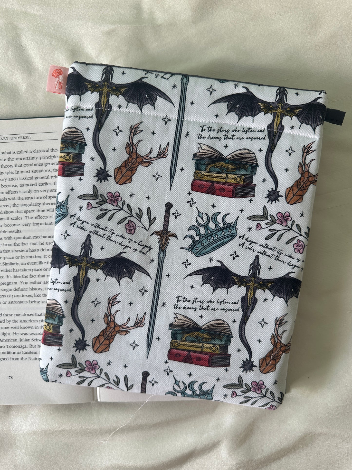 ✨LAST CHANCE READY STOCK All About Fantasy bookish sleeve (no front pockets)