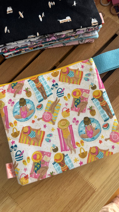 05/10 Poppy Bloom: Beach Babe Zip Pouch