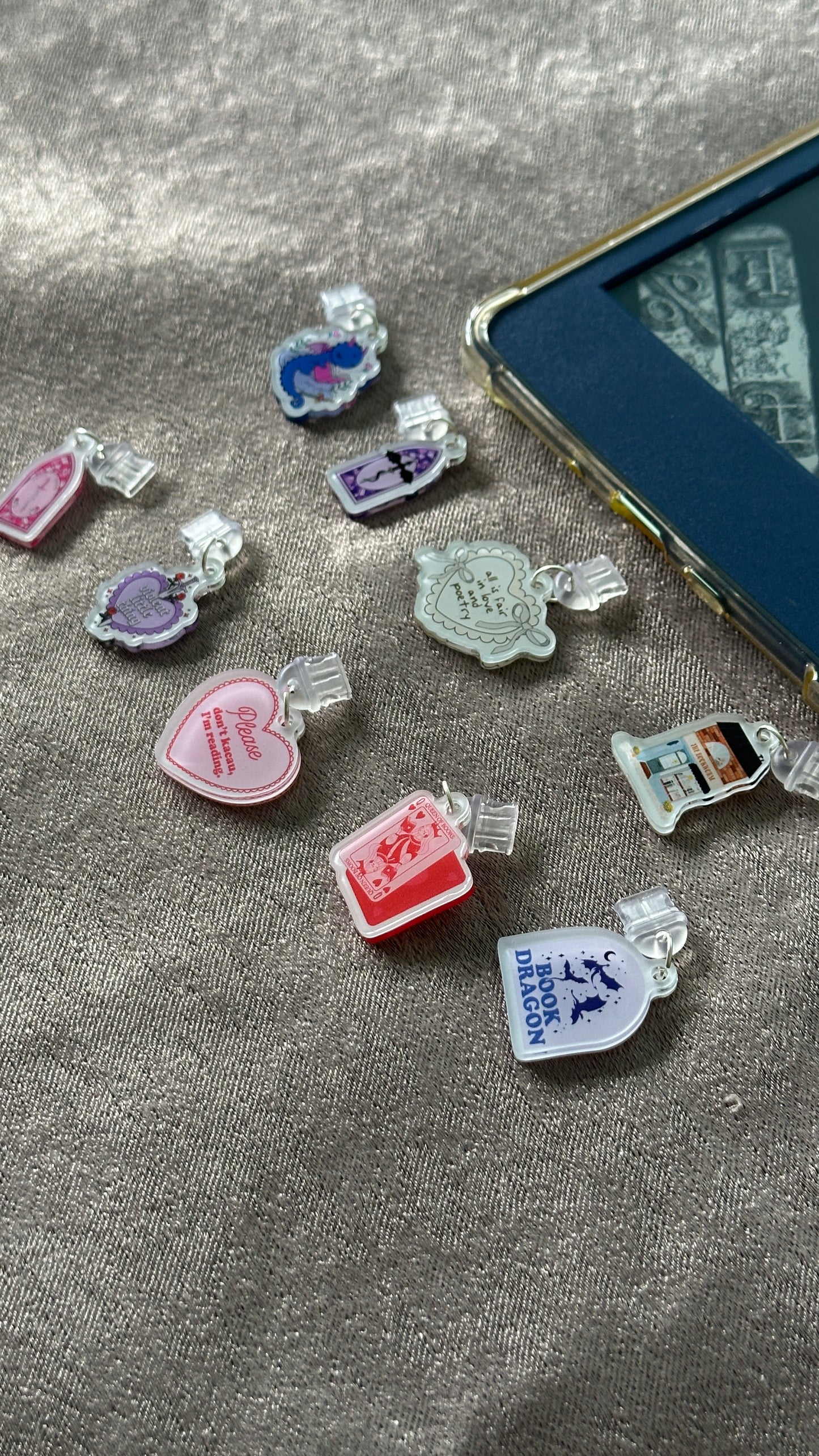 Violent Little Thing E-Reader Charm