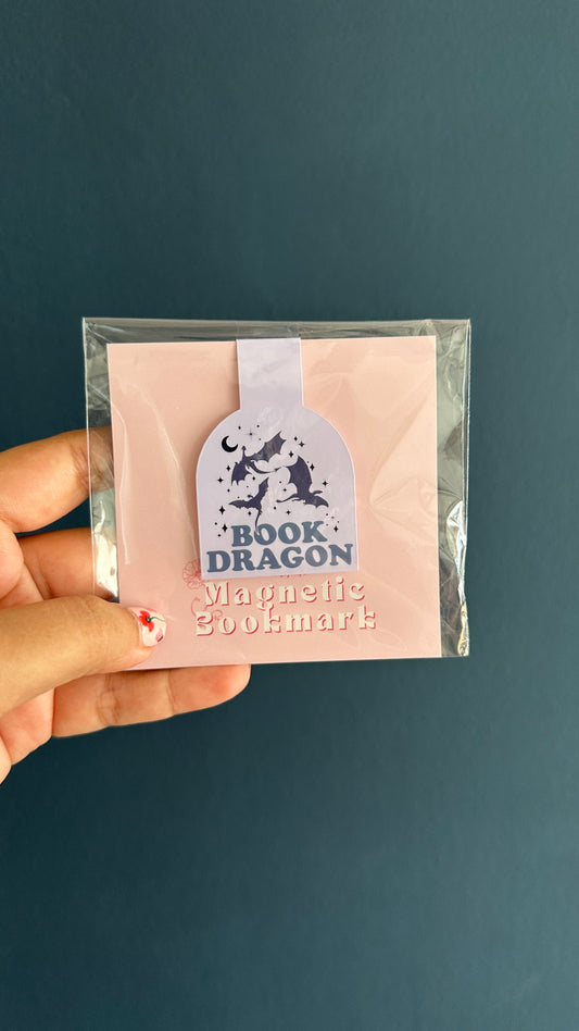Book Dragon Magnetic Bookmark