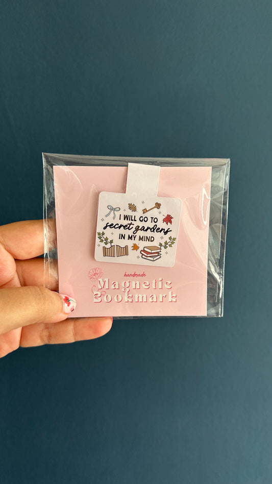 Secret Garden Magnetic Bookmark