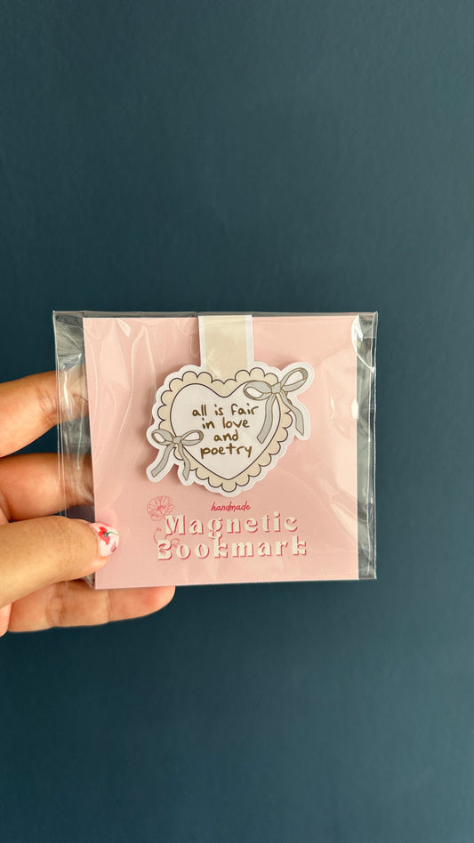 Love & Poetry Magnetic Bookmark